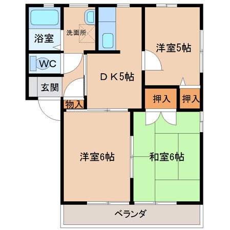 立花ハウスの物件間取画像